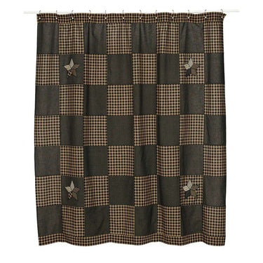 Farmhouse Star Shower Curtain 72